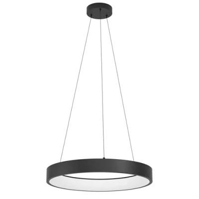 Afbeelding van EGLO connect.z Marghera Z Smart Hanglamp Ø 60 cm Zwart/Wit Instelbaar RGB &amp; wit licht Dimbaar Zigbee