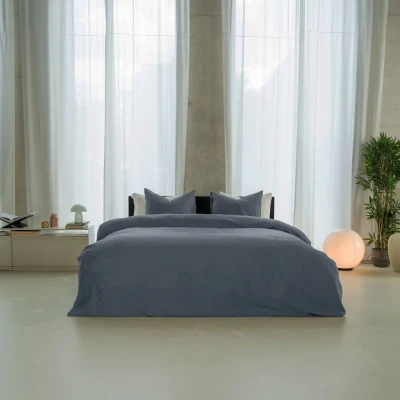 Afbeelding van Kayori Saya Dekbedovertrek Katoensatijn 240/200 220 Denim cm +2 slopen
