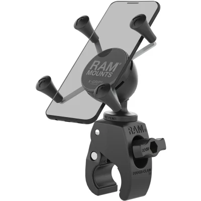 Afbeelding van RAM Mounts Tough claw telefoonhouder fiets/motor/scooter Universeel Klein Zwart