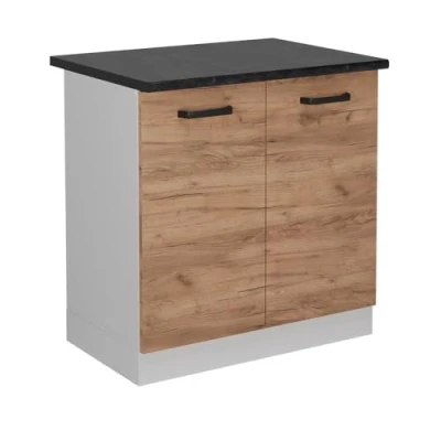 Afbeelding van Vicco R Line onderkast Goldkraft eiken 80 cm AP antraciet