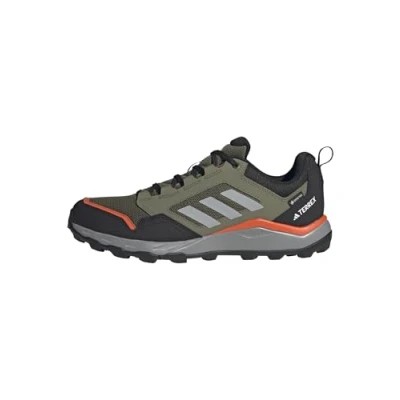 Afbeelding van adidas Terrex Tracerocker 2 GORE TEX Trail Running Shoes Hardloopschoenen voor heren, Olive Strata / Charcoal Solid Grey Semi Impact Orange