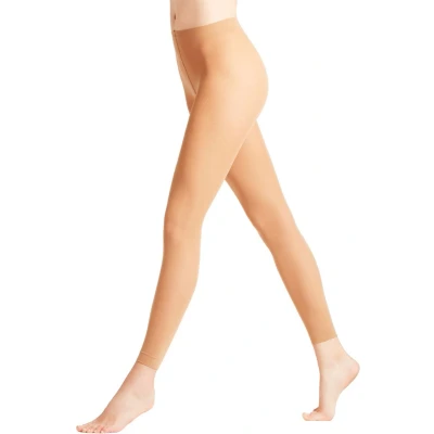 Afbeelding van Falke MATT Deluxe 30 Denier Transparent Legging, Dames, Maat: Small, Powder (4069)