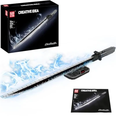 Afbeelding van Mould King 10138 Zwaardvormige bouwstenen model 885 delig voor volwassenen en kinderen vanaf 14 jaar, bouwset als cadeau/verzamelobject