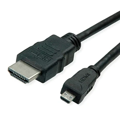 Afbeelding van ROLINE GREEN HDMI High Speed Kabel met Ethernet, male Micro male, 2 m