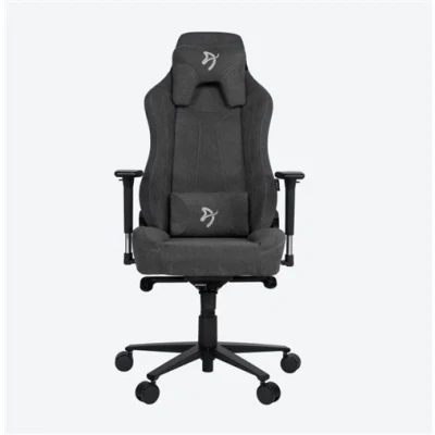 Afbeelding van Arozzi Vernazza Soft Fabric Gamestoel Donkergrijs