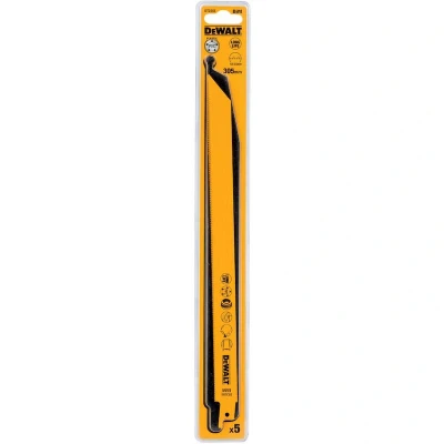 Image de DEWALT DT2355 QZ lame de scie alternative BiM 305x1,8mm coupe rapide dans tous les matériaux (5 pcs)