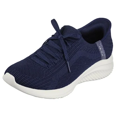 Afbeelding van Skechers Hands Free Slip Ins Ultra Flex 3.0 Brilliant Path Dames Blauw Maat 35