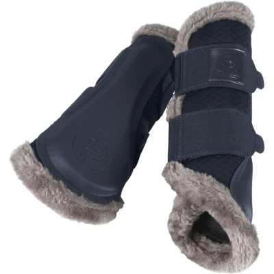 Afbeelding van Eskadron Peesbeschermers Platinum Mesh Fauxfur Shetty Atlantic Blue