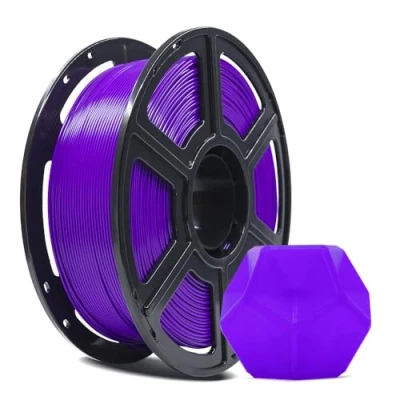 Afbeelding van FLASHFORGE PLA PRO 3D printerfilament 1,75 mm, 1 kg spoel, maatnauwkeurigheid +/ 0,02 mm voor FDM printers, betere taaiheid en geen klitten, paars
