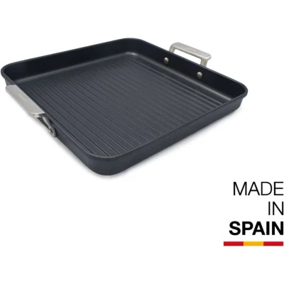 Afbeelding van Valira Grillpan Aire met handvaten 28 x cm Standaard anti aanbaklaag
