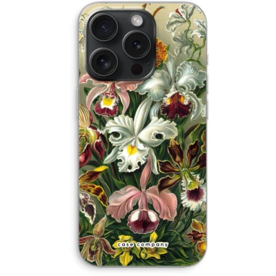 Afbeelding van Case Company® hoesje geschikt voor iPhone 15 Pro Haeckel Orchidae Soft Cover Telefoonhoesje Bescherming aan alle Kanten en Schermrand
