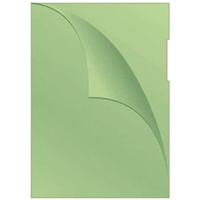 Afbeelding van Q connect L map Groen 120 Micron Pak Van 100 Stuks
