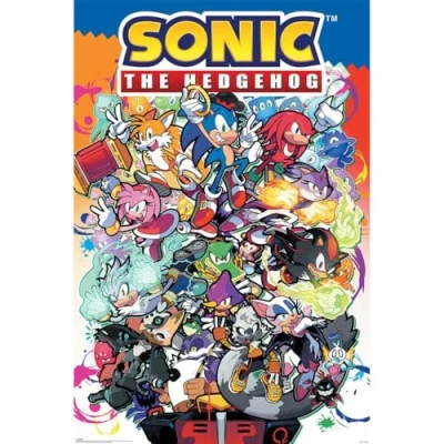 Afbeelding van Hole in the Wall Sonic Hedgehog Maxi Poster Comic Characters (Diversen) Nieuw