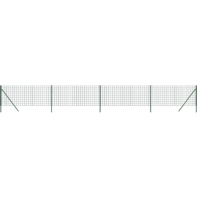 Afbeelding van Draadgaashek 0,8x10 m gegalvaniseerd staal groen
