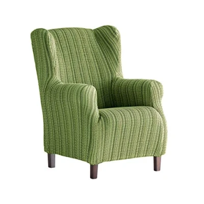 Afbeelding van Martina Home Stoelhoes, elastische oorfauteuil 33x42x8 cm groen