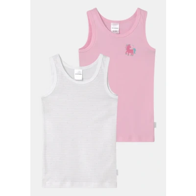 Afbeelding van Schiesser Organic Cotton 2 PACK Hemd voor kinderen, Maat: 92, Light pink