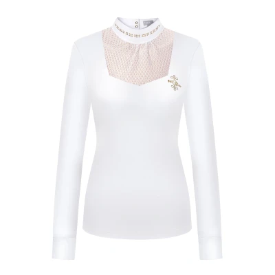 Image de Fair Play T shirt de Concours Lara Longues Manches Blanc