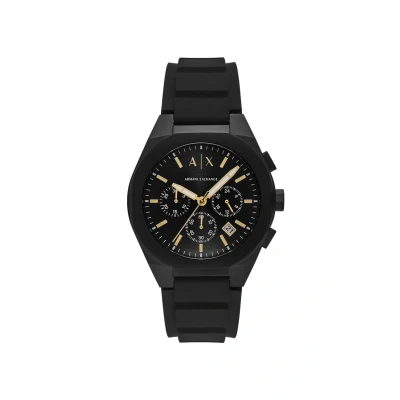Afbeelding van Armani Exchange Heren Horloge geschenkset 42 Zwart