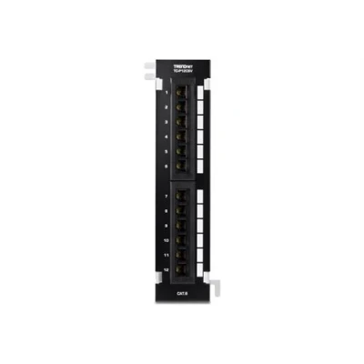 Image de TRENDnet TC P12C6V Tableau de connexions montable sur mur CAT 6 UTP RJ 45 X 12