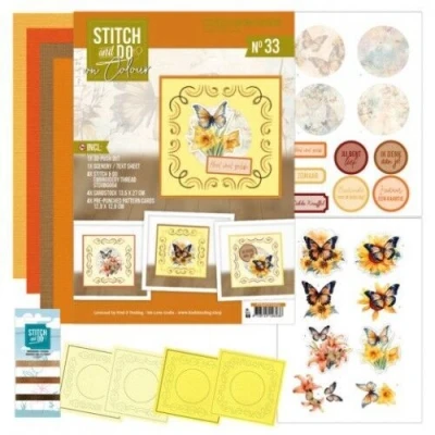 Afbeelding van Stitch and do on Colour 33 Berries Beauties Flutter Flair