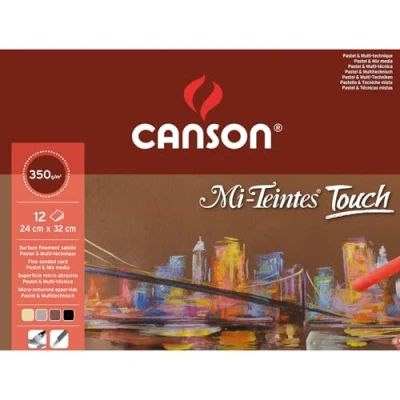 Image de CANSON Bloc de feuilles à dessin &#039;Mi Teintes Touch&#039;
