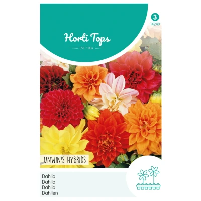 Afbeelding van Hortitops Dahlia Unwin&#039;s Hybride Gemengd Bloemenzaden 0.75 g