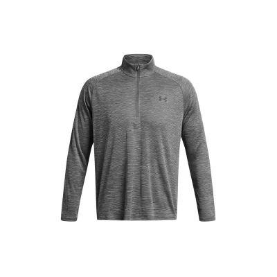 Afbeelding van Under Armour Tech Textured 1/2 Zip Trainingstop Heren Maat M
