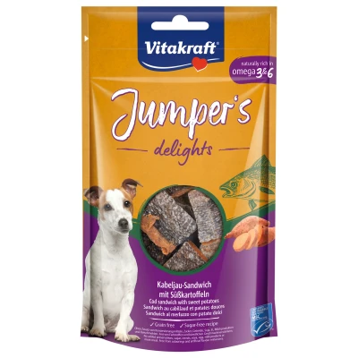 Afbeelding van Vitakraft Jumpers Delights Vissandwich MSC hondensnack 80 gram