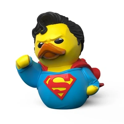 Afbeelding van TUBBZ Superman eendenfiguur van vinyl rubber, officieel DC Comics product, strips, tv, films en videogames
