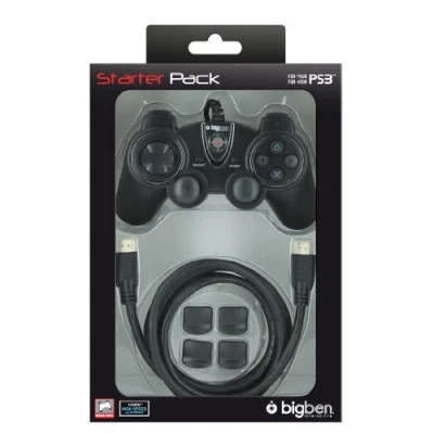 Afbeelding van Bigben Controller + Hdmi Kabel Triggers Zwart PS3 PC