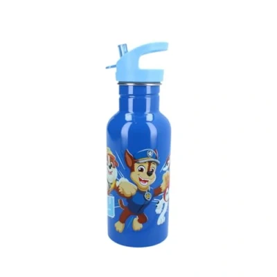 Afbeelding van My sweety pop Drinkfles voor jongens Paw Patrol blauw roestvrij staal kleuterschool school vakantie maaltijd 22 cm 500 ml hydratatie cadeau idee fles