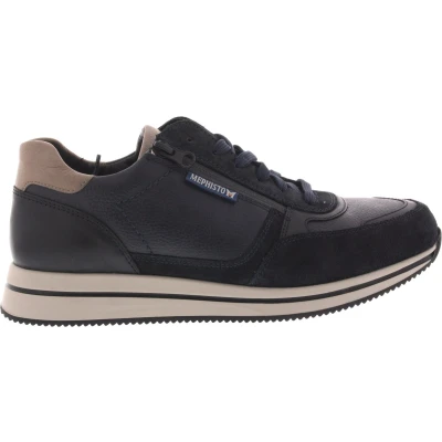 Afbeelding van Heren Veterschoenen Mephisto Gilford Blue Donkerblauw Maat 8½
