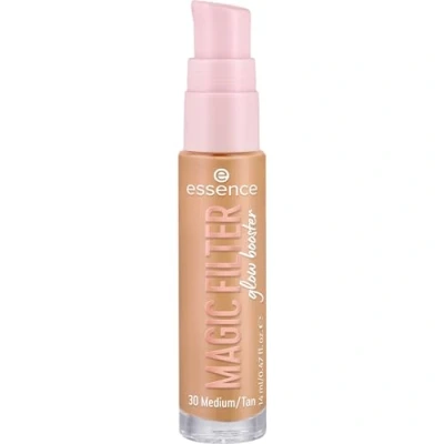 Afbeelding van essence Cosmetics Magic Filter Glow Booster Base N30 Nude verzorgend, kleureffect, verzachtend, natuurlijk, stralend, veganistisch, parfumvrij, alcoholvrij, parabenen, 1 stuk (14 ml)