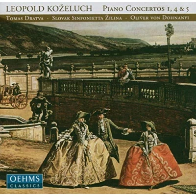 Afbeelding van Tomas Dratva, Slovak Sinfonietta Zilina, Oliver von Dohnanyi Leopold Kozeluch: Piano Concertos 1, 4 &amp; 5 (CD)