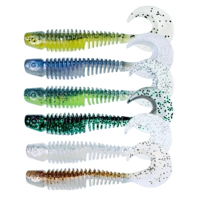 Afbeelding van Gunki Tipsy CXL Clear Water Box Shads 11.5cm (9.2g) (60 Stuks) Shad
