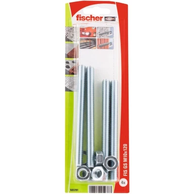 Afbeelding van Fischer FIS GS draagstangen M10x120Kmm verzinkt (Per 4 stuks)