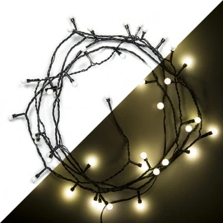 Afbeelding van Kerstverlichting op batterijen 4.4 meter Konstsmide (40 LEDs, Bolvormig, Sensor, Timer, Binnen/Buiten)