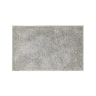 Afbeelding van andiamo Florida Badmat, antislip, zacht, wollig, wasbaar, 50 x 80 cm, grijs
