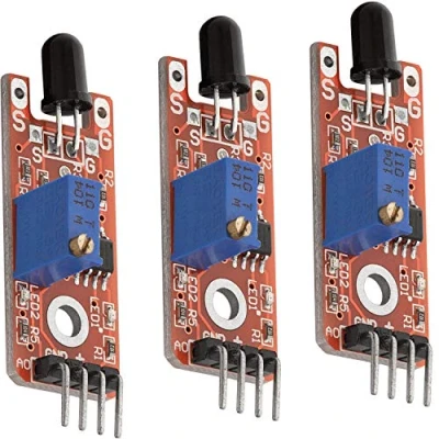 Afbeelding van AZDelivery 3 x Vlammensensor KY 026 Module Branddetector compatibel met Arduino Inclusief E Book!