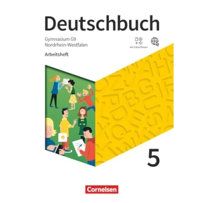 Afbeelding van Deutschbuch Gymnasium 5. Schuljahr Nordrhein Westfalen Neue Ausgabe Arbeitsheft mit Lösungen