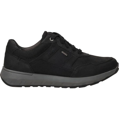 Afbeelding van Josef Seibel Cameron Sneakers laag, Heren, Maat: 40, Zwart Nubukleer/ textiel