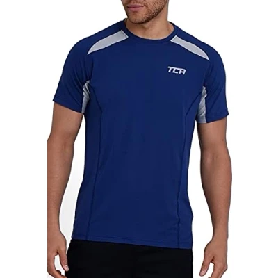 Afbeelding van TCA Performance Sport/Running T shirt met korte mouwen voor heren, Blauw