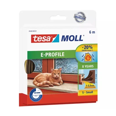 Image de tesa Moll CLASSIC calfeutrage caoutchouc Profil E, marron
