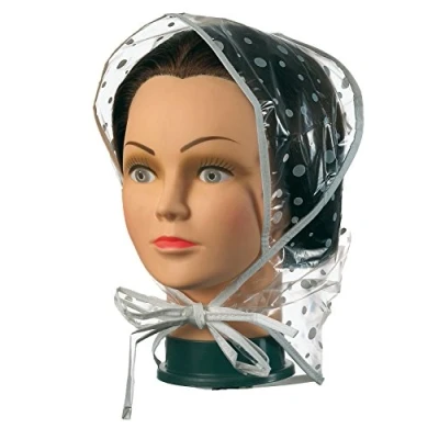 Afbeelding van Comair Transparante regenkapjes met klep Haibu by Kapperskorting.com