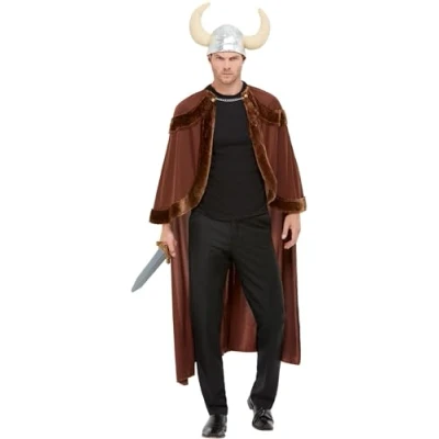 Afbeelding van Smiffys Viking kostuum, heren, 50723, bruin, Eén maat