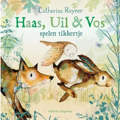 Afbeelding van Haas, Uil &amp; Vos spelen tikkertje