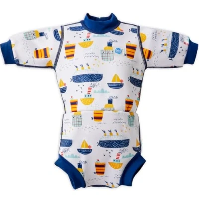 Afbeelding van Splash About Happy Nappy Duikpak met zwemluier, Tug Boats