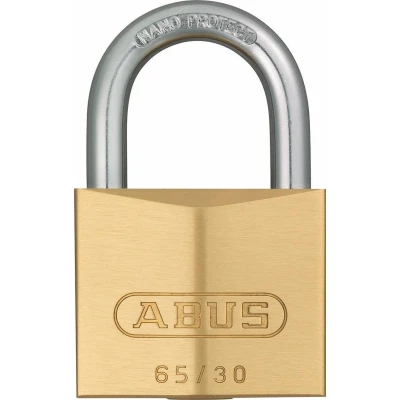 Afbeelding van Abus 65/30 messing hangslot gelijksluitend 30 mm