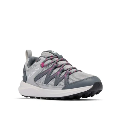 Afbeelding van Columbia Youth Peakfreak RUSH Unisex Outdoorschoenen voor kinderen, Maat: 38, Steam/fuchsia Leer en textiel