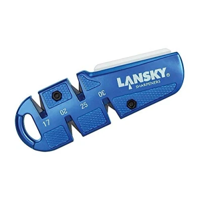 Afbeelding van Lansky Sharpeners QuadSharp Uniseks zakmes voor buiten, verkrijgbaar in blauw, maat M